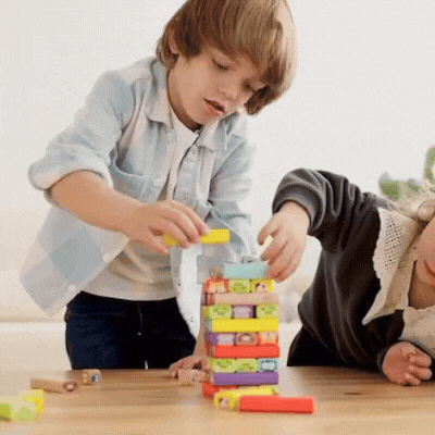 Bloques Jenga De Animales