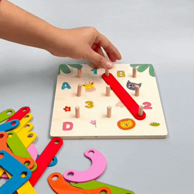 Tablero Didáctico Letras y Números Montessori