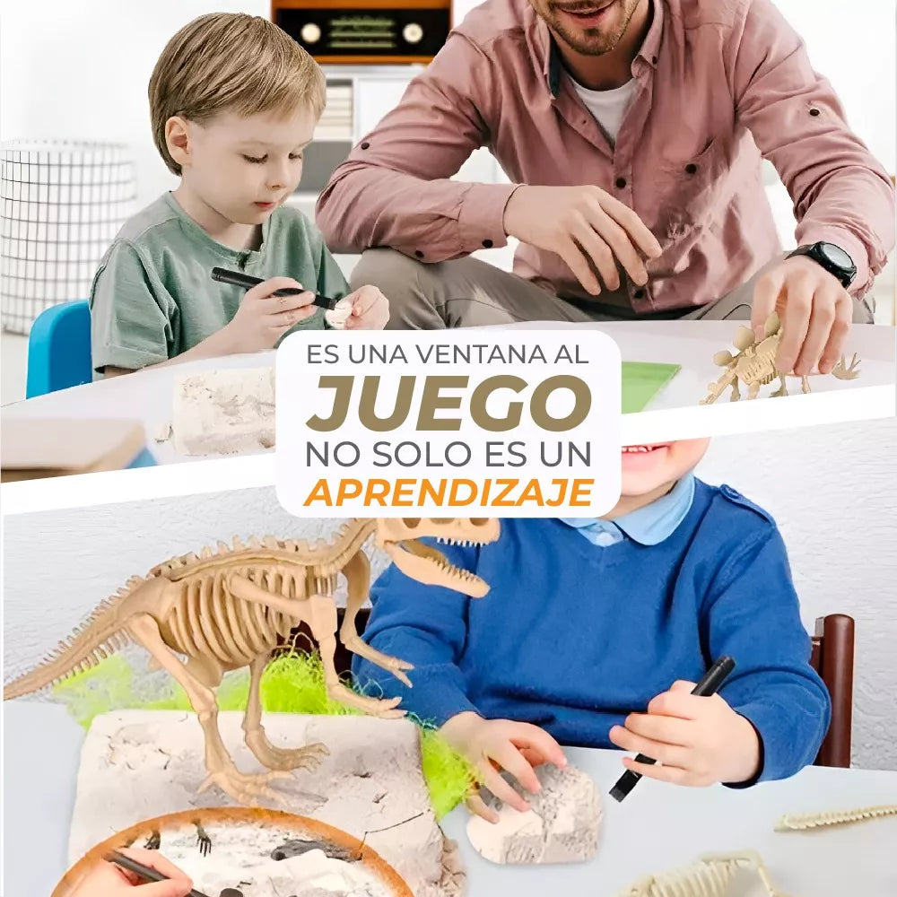 Kit de Descubrimiento de Fósiles - Mi pequeño paleontólogo