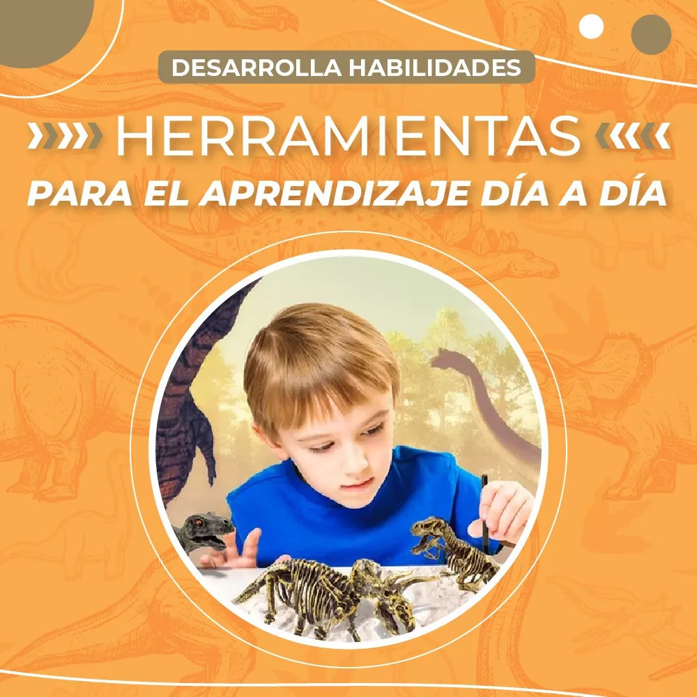 Kit de Descubrimiento de Fósiles - Mi pequeño paleontólogo
