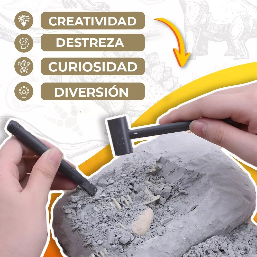 Kit de Descubrimiento de Fósiles - Mi pequeño paleontólogo