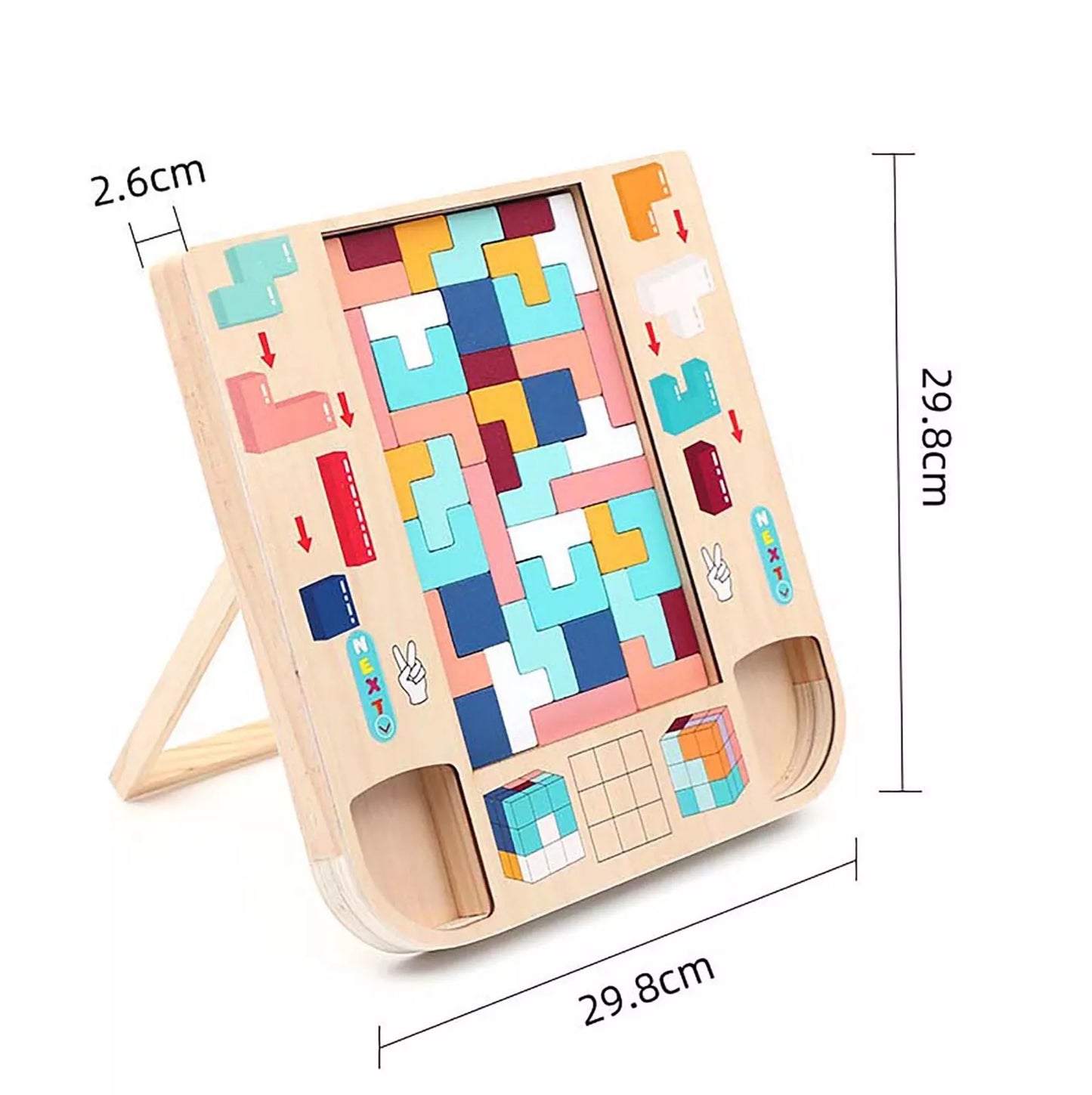 Tetris Montessori en Madera