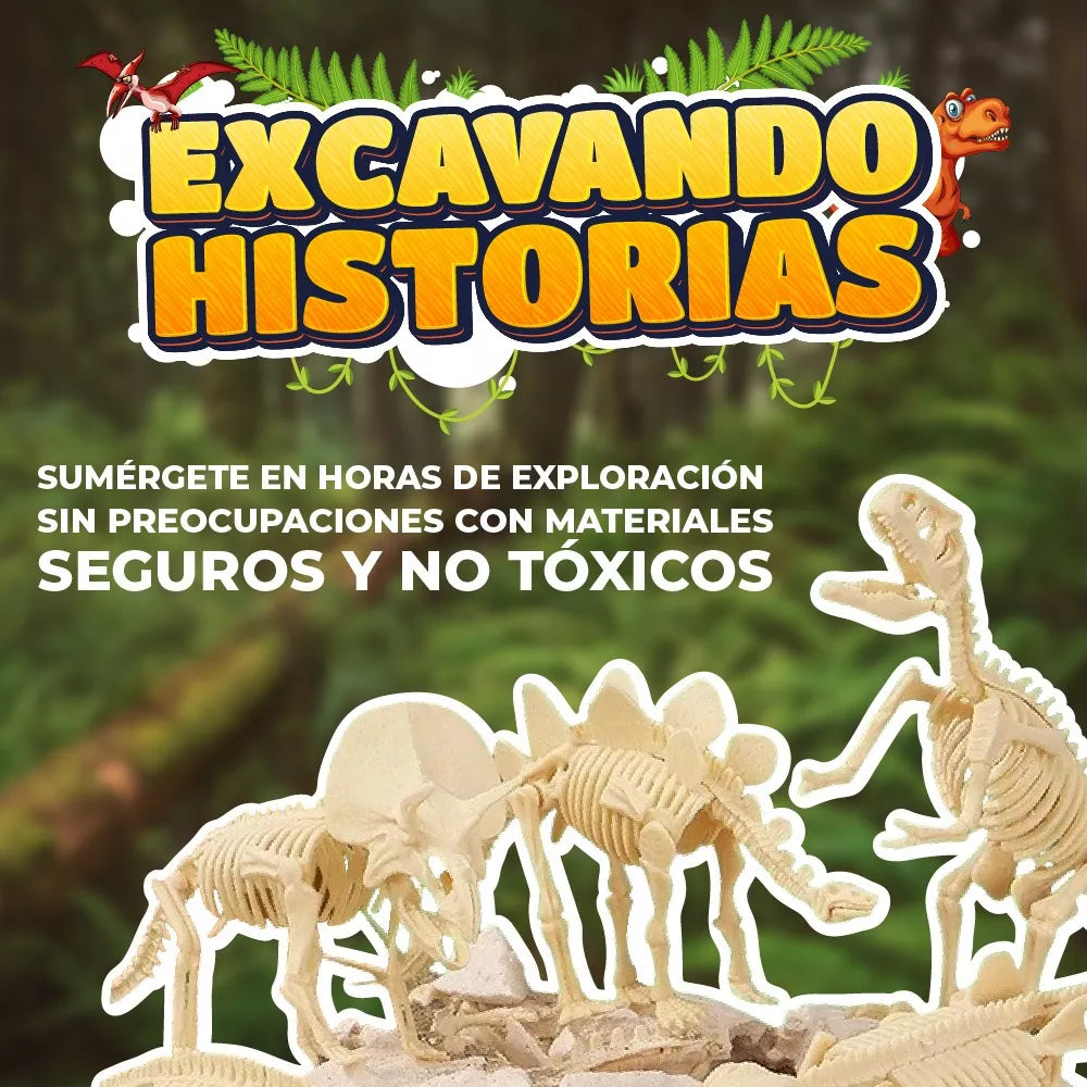 Kit de Descubrimiento de Fósiles - Mi pequeño paleontólogo