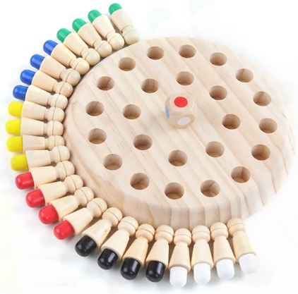 Juego Montessori de memoria y colores