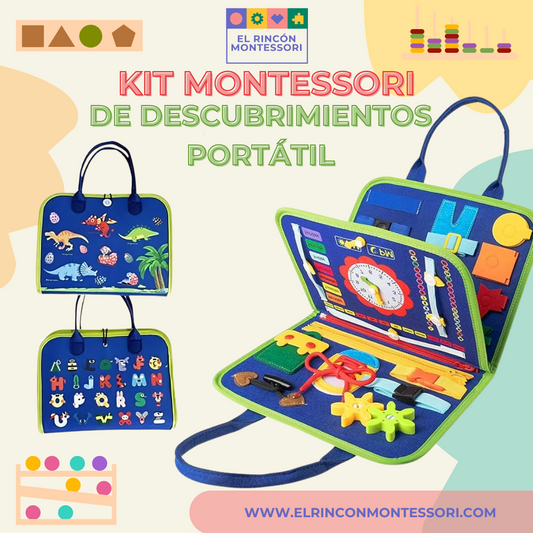 Kit Montessori de Descubrimientos Portátil