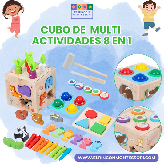Cubo De Multi Actividades 8 En 1