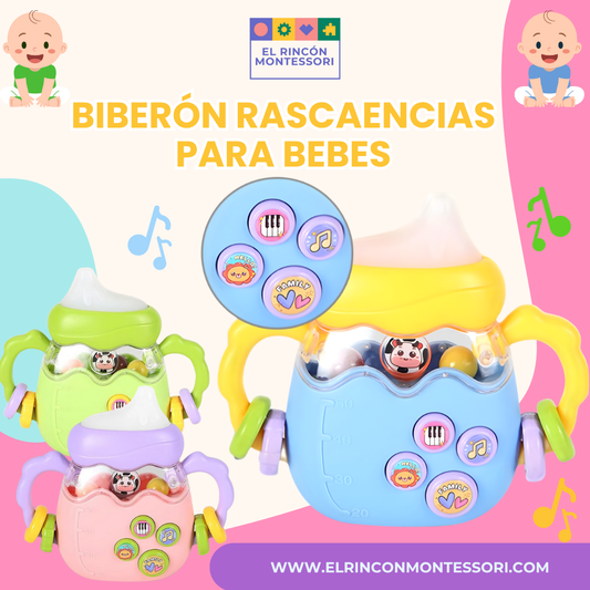 Biberón Rascaencias Para Bebés