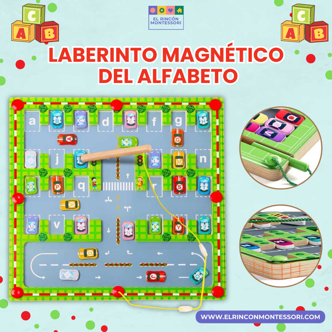 Laberinto Magnético Del Alfabeto
