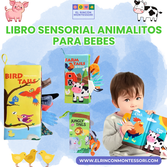 Libro Sensorial Animalitos Para Bebes