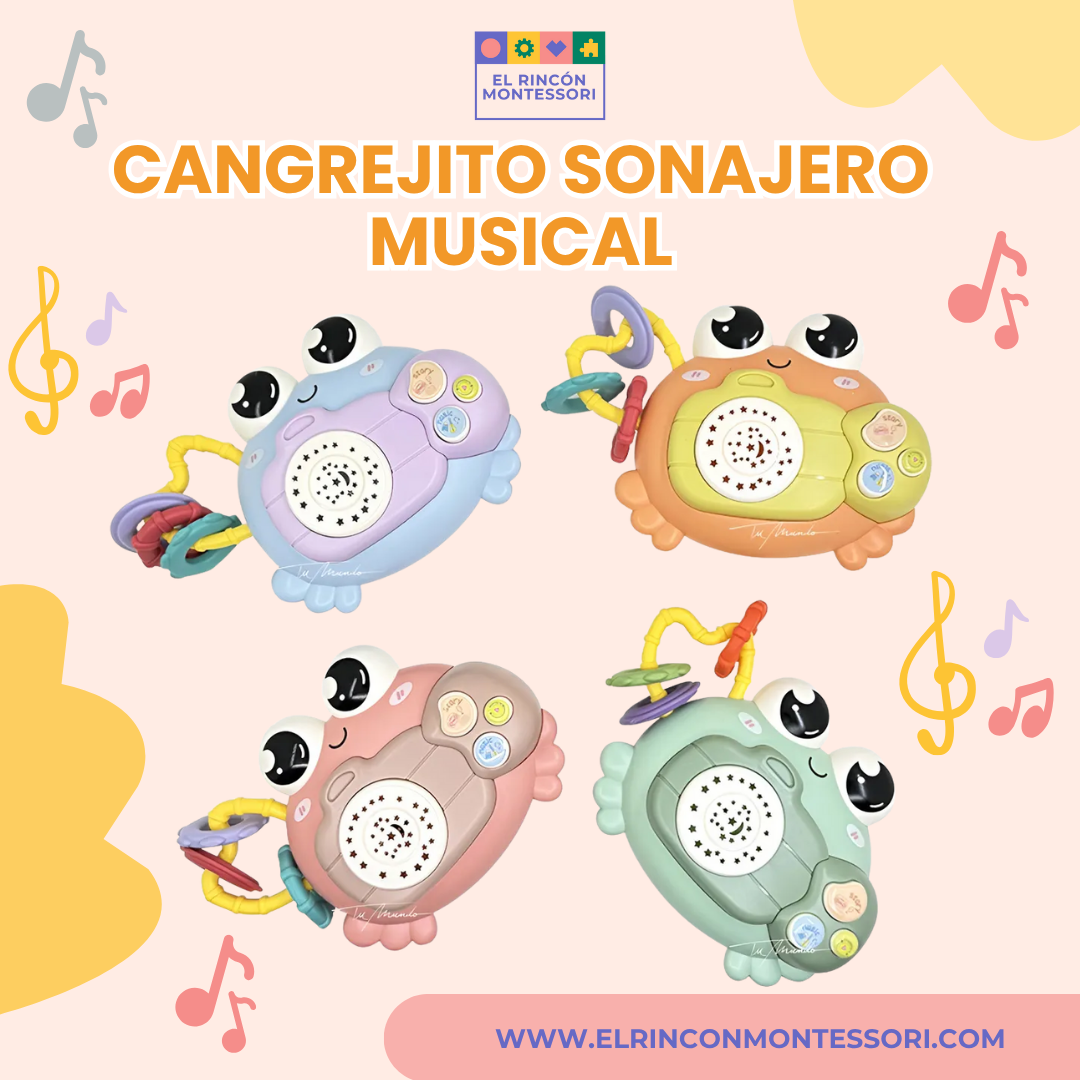 Cangrejito Sonajero Musical
