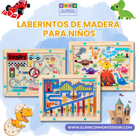 Laberintos De Madera Para Niños