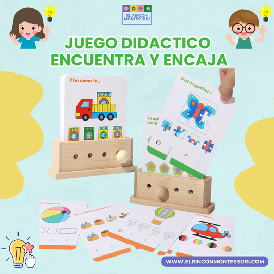Juego Didactico Encuentra Y Encaja