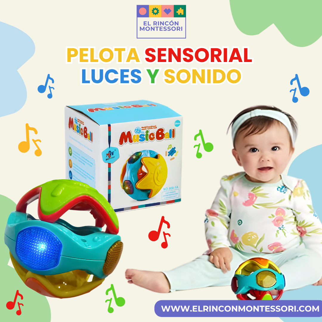 Pelota Sensorial Luces Y Sonidos