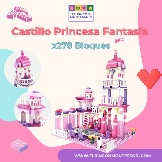 Castillo Princesa Fantasía x278 Bloques