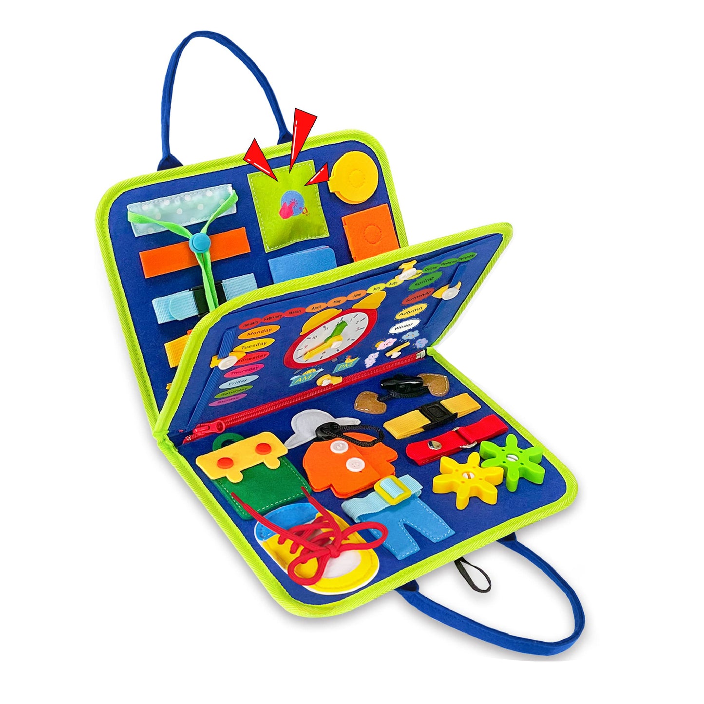 Kit Montessori de Descubrimientos Portátil