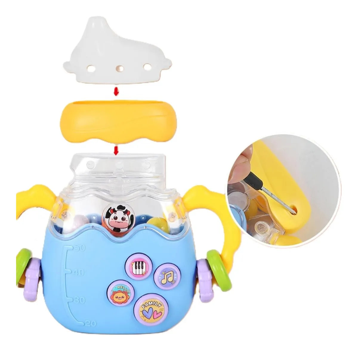 Biberón Rascaencias Para Bebés