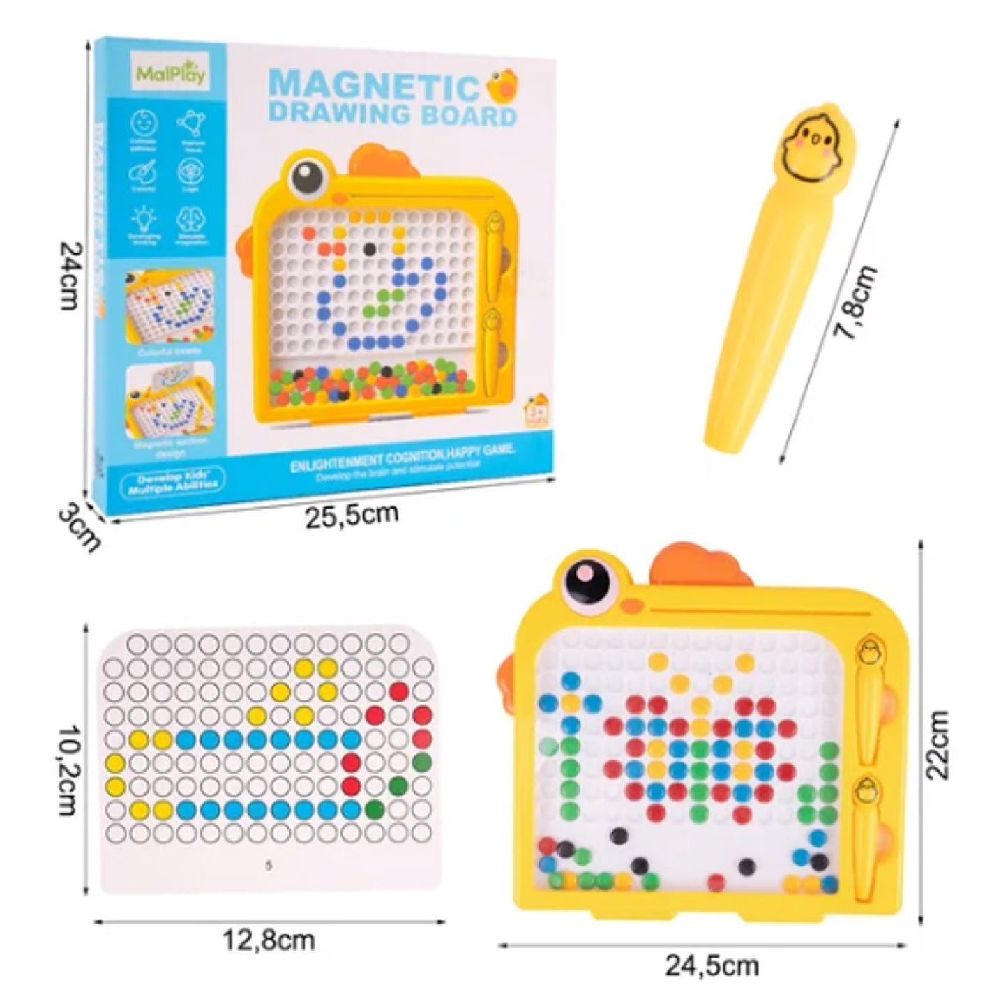 Tablero De Dibujo Fichas Magnética