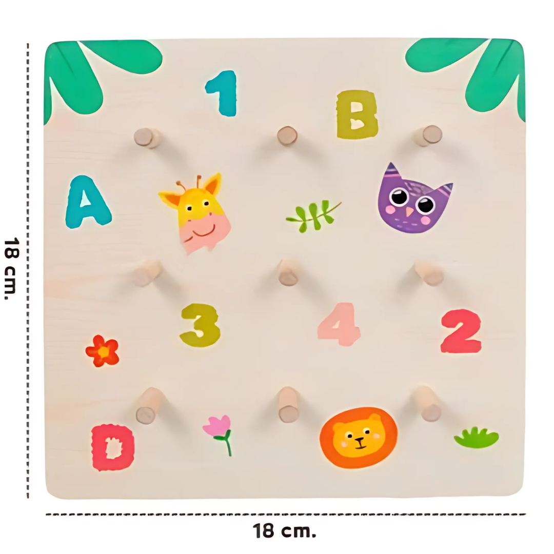 Tablero Didáctico Letras y Números Montessori