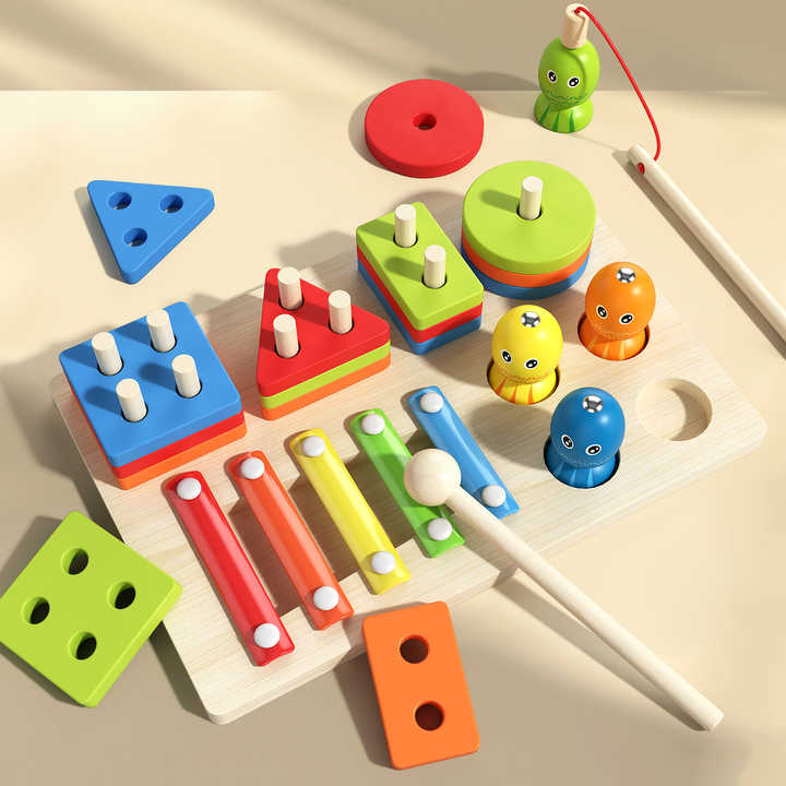 Tablero Didáctico Montessori En Madera
