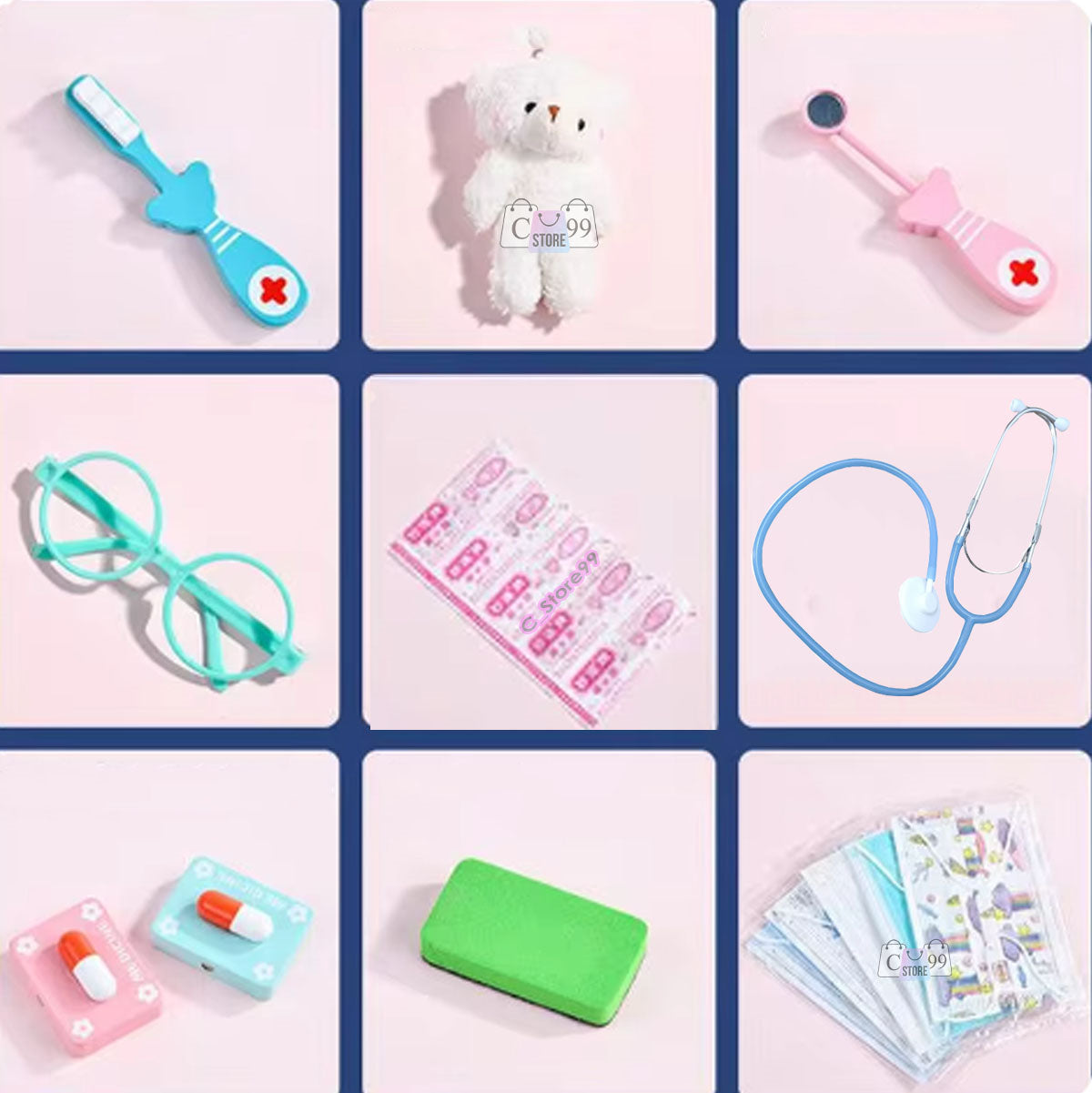 Set Medica Dentista Para Niñas