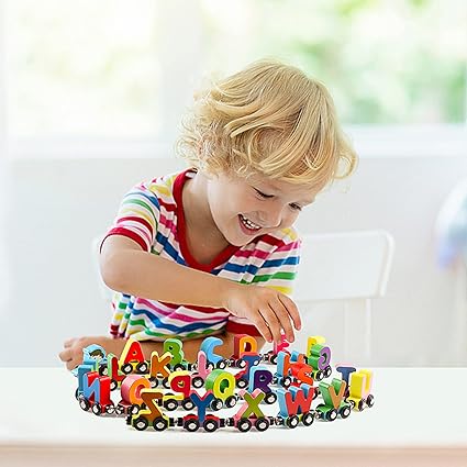 Tren Magnético Letras En Madera