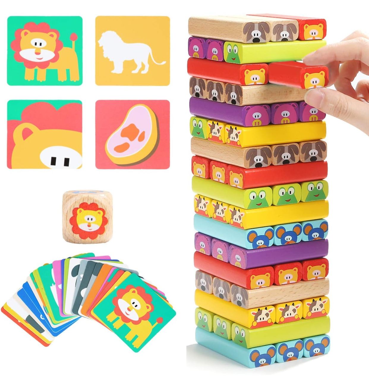 Bloques Jenga De Animales