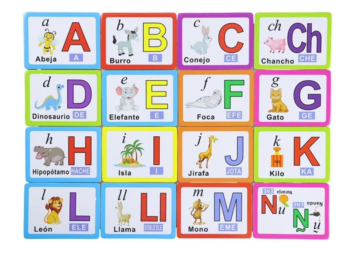 Tablero Cognitivo De Letras Mayusculas