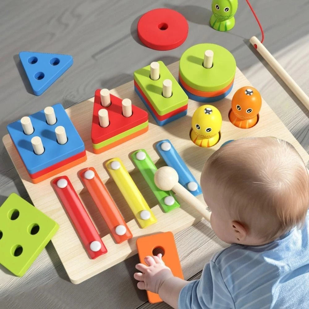 Tablero Didáctico Montessori En Madera