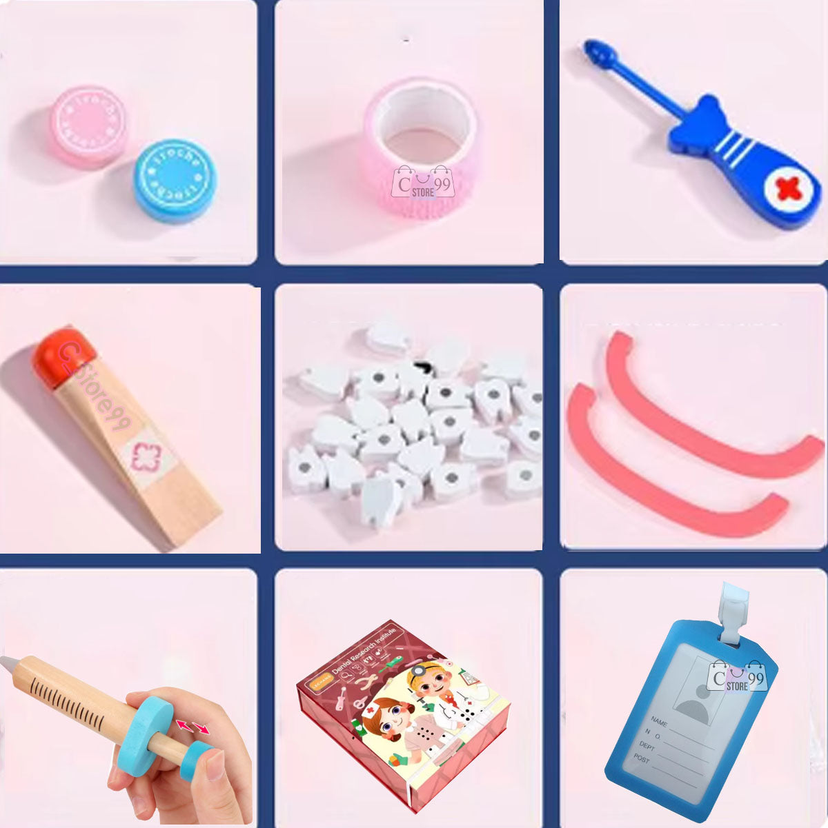 Set Medica Dentista Para Niñas