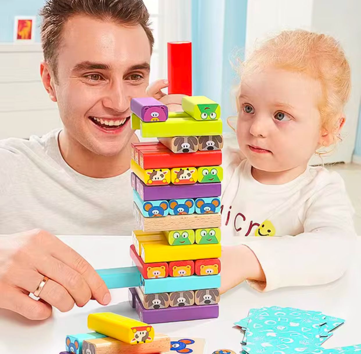 Bloques Jenga De Animales