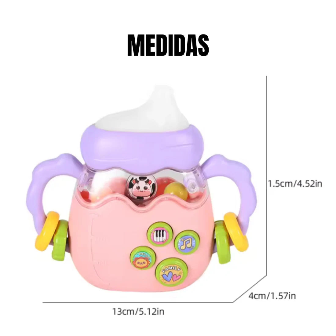 Biberón Rascaencias Para Bebés
