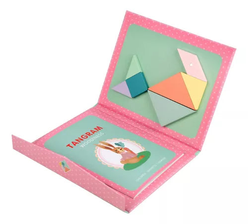 Tangram Magnético de Madera Montessori