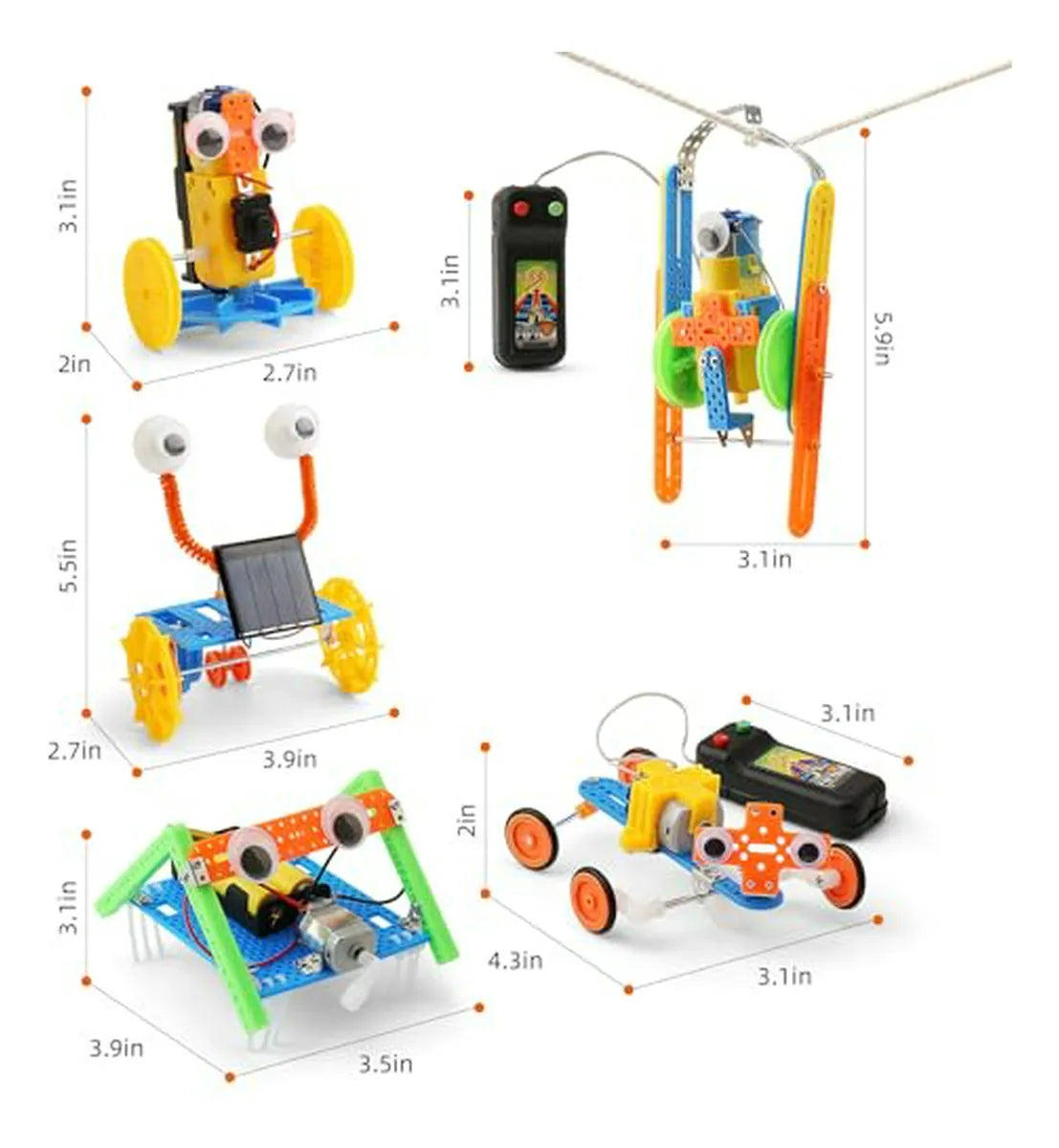Kit De Robots Educativos 5 En 1