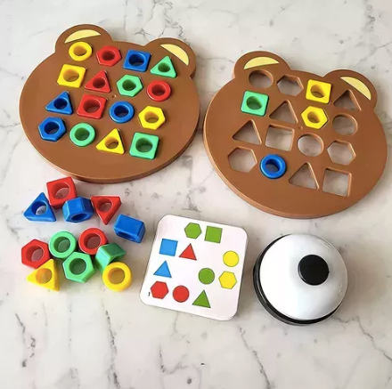 Set Didáctico de Formas Montessori