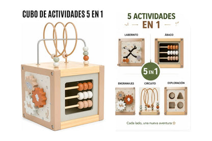 Cubo Montessori en Madera