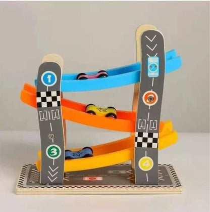 Desafío De Carreras En Madera