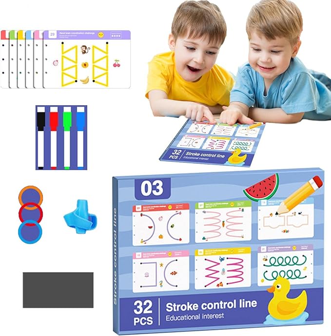 Libro Didáctico De Trazos Montessori