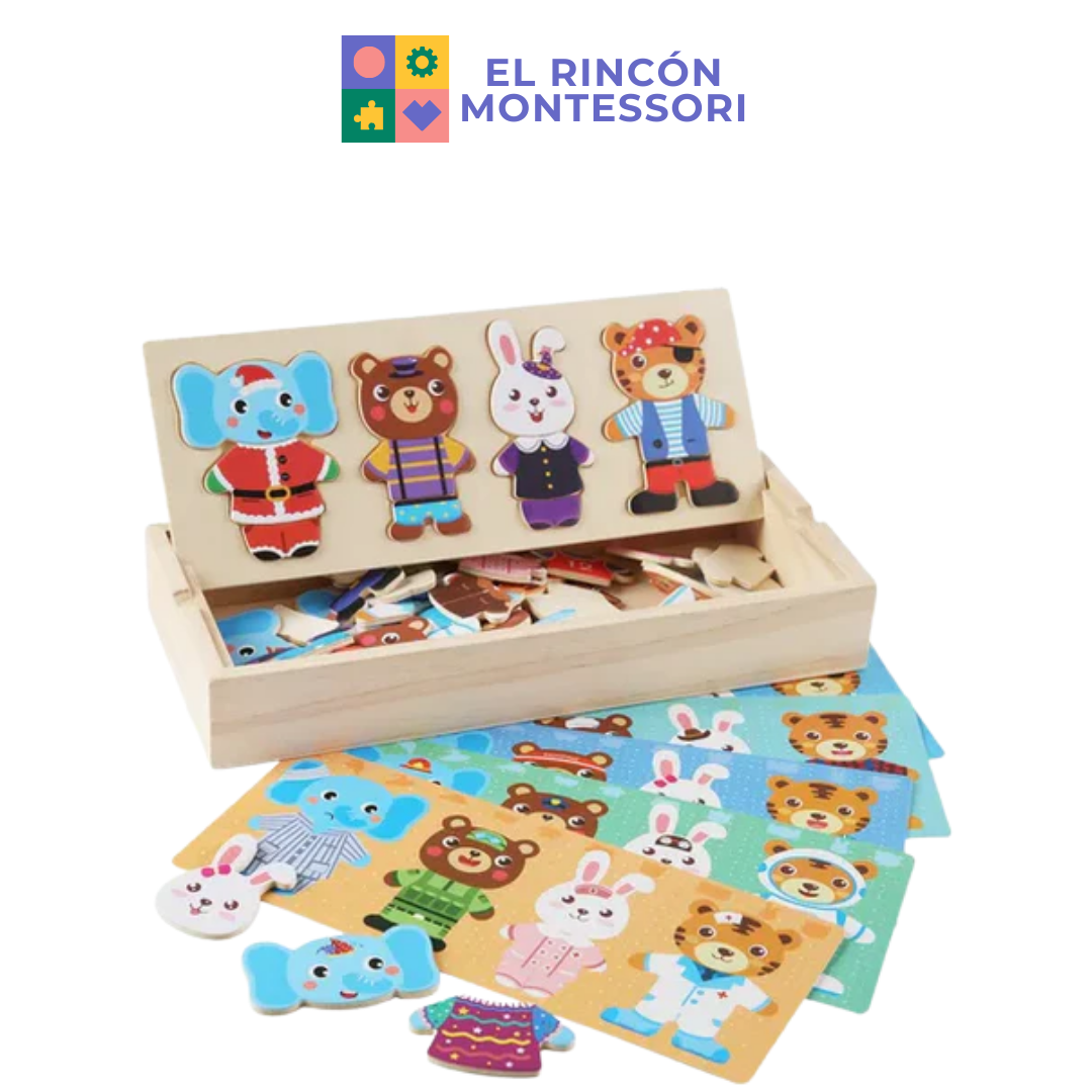 Rompecabeza Para Vestir Animalitos