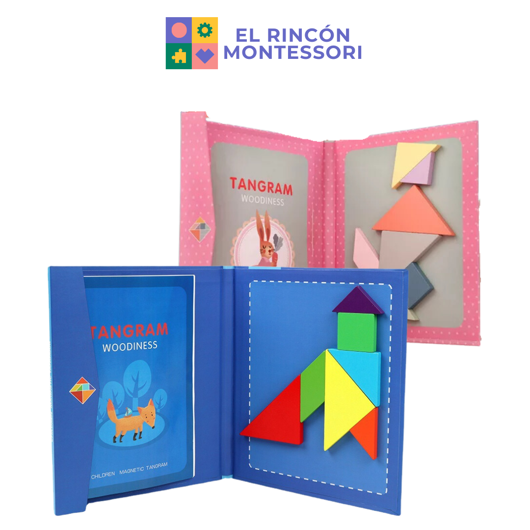 Tangram Magnético de Madera Montessori
