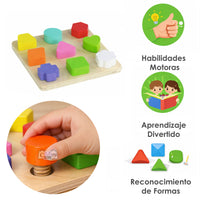 Tablero Enrosca Y Aprende