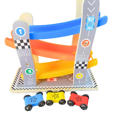 Desafío De Carreras En Madera