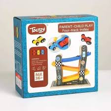 Desafío De Carreras En Madera