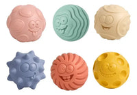 Pack De Pelotas Sensoriales Para Bebes X6