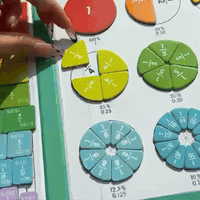 Libro Magnético de Matemáticas y Fracciones