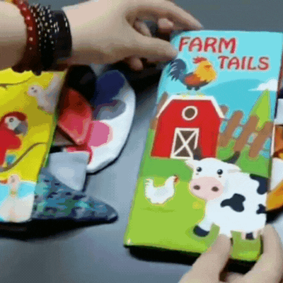 Libro Sensorial Animalitos Para Bebes