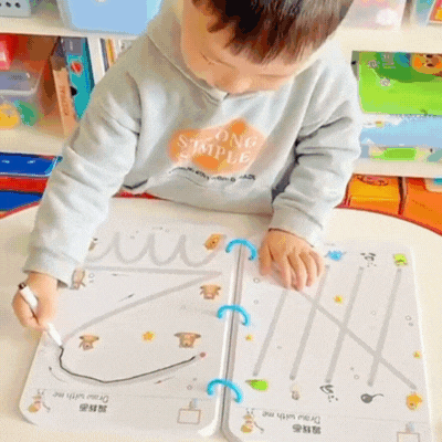 Libro Didáctico De Trazos Montessori