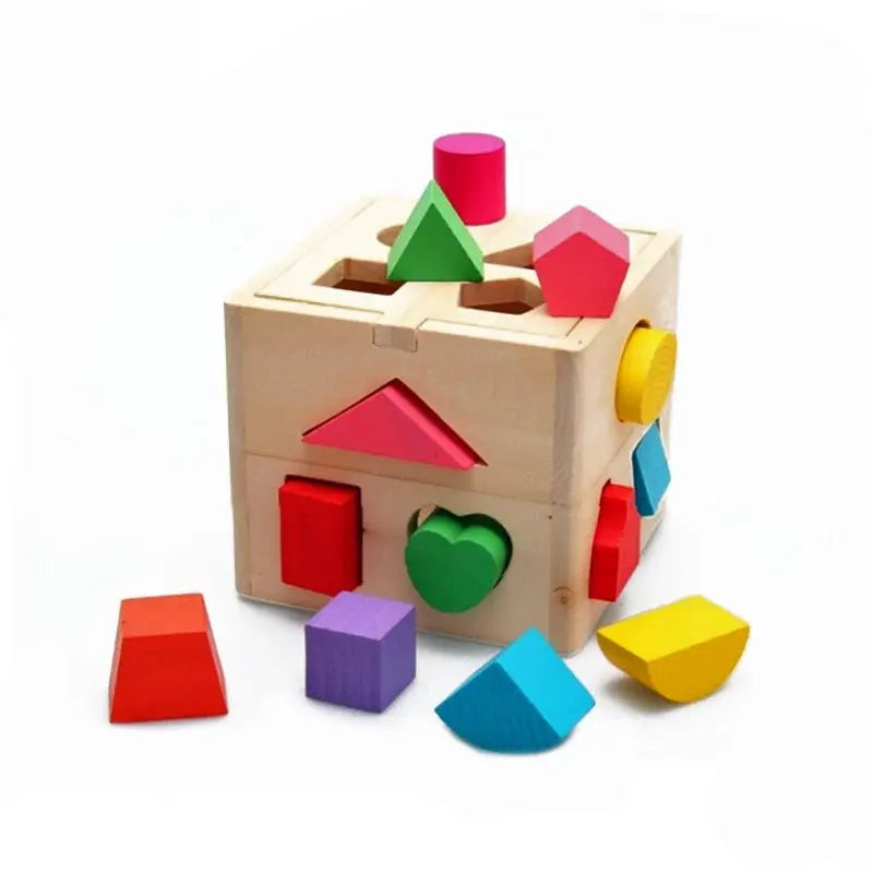 Cubo De Madera Didáctico Montessori