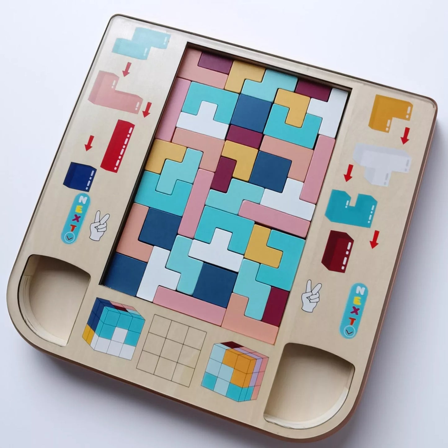 Tetris Montessori en Madera