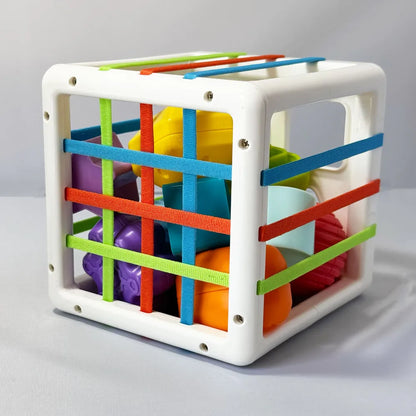 Cubo Sensorial e Interactivo Montessori