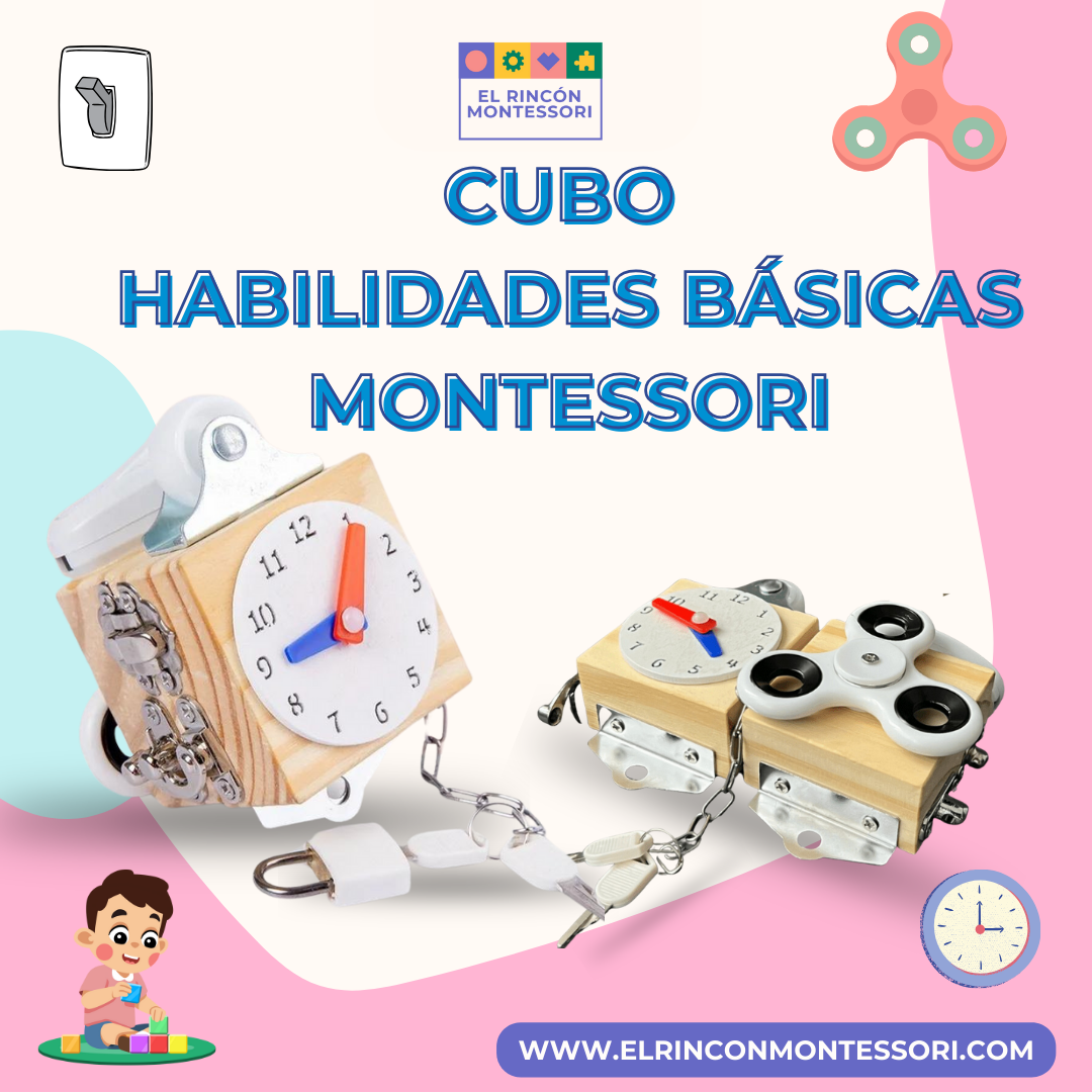 Cubo de Habilidades Básicas Montessori